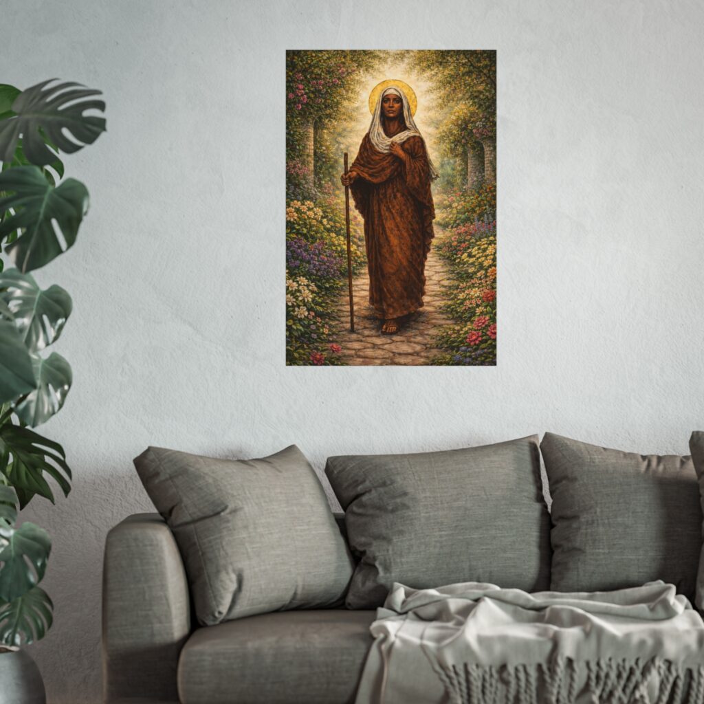 St. Monica – Mother of Persevering Prayer | Fine Art Poster