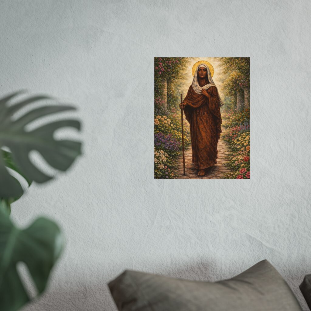 St. Monica – Mother of Persevering Prayer | Fine Art Poster