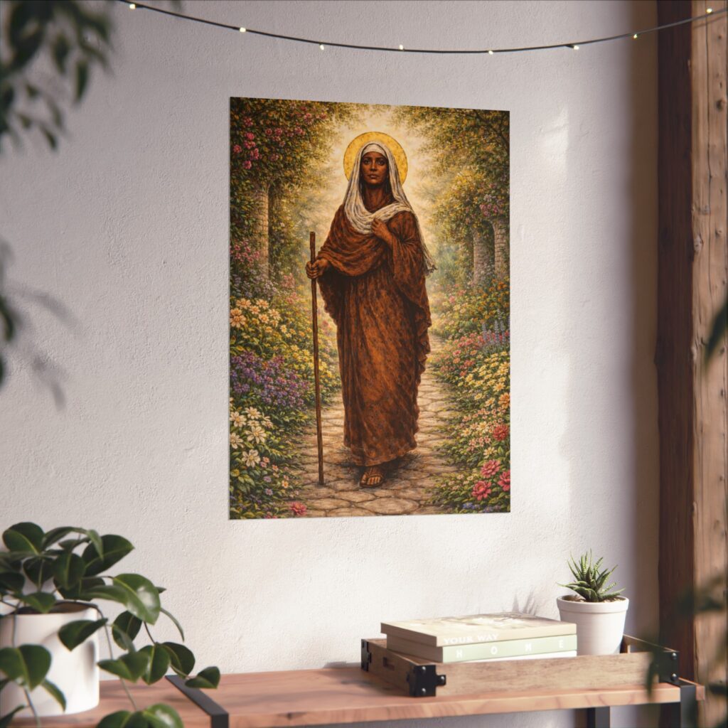 St. Monica – Mother of Persevering Prayer | Fine Art Poster