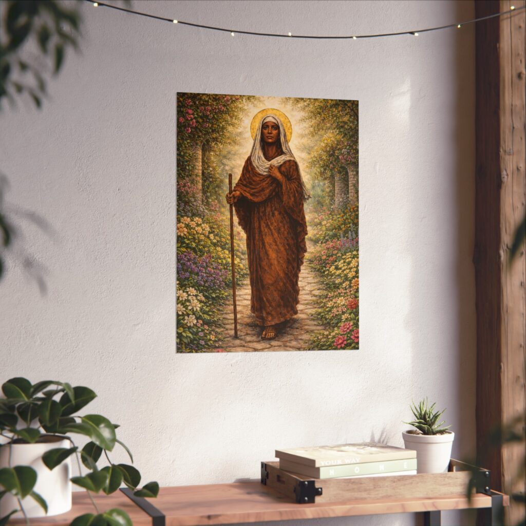 St. Monica – Mother of Persevering Prayer | Fine Art Poster