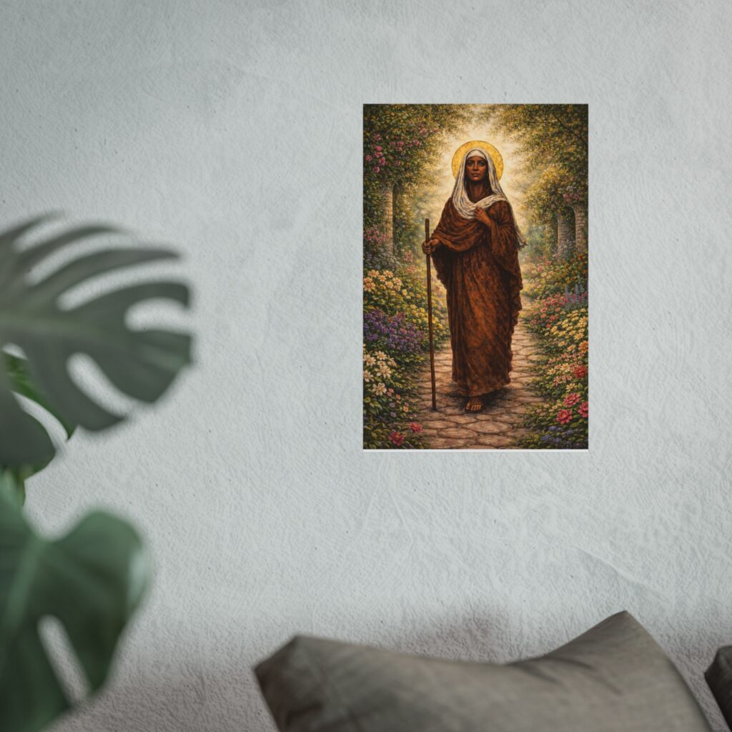 St. Monica – Mother of Persevering Prayer | Fine Art Poster