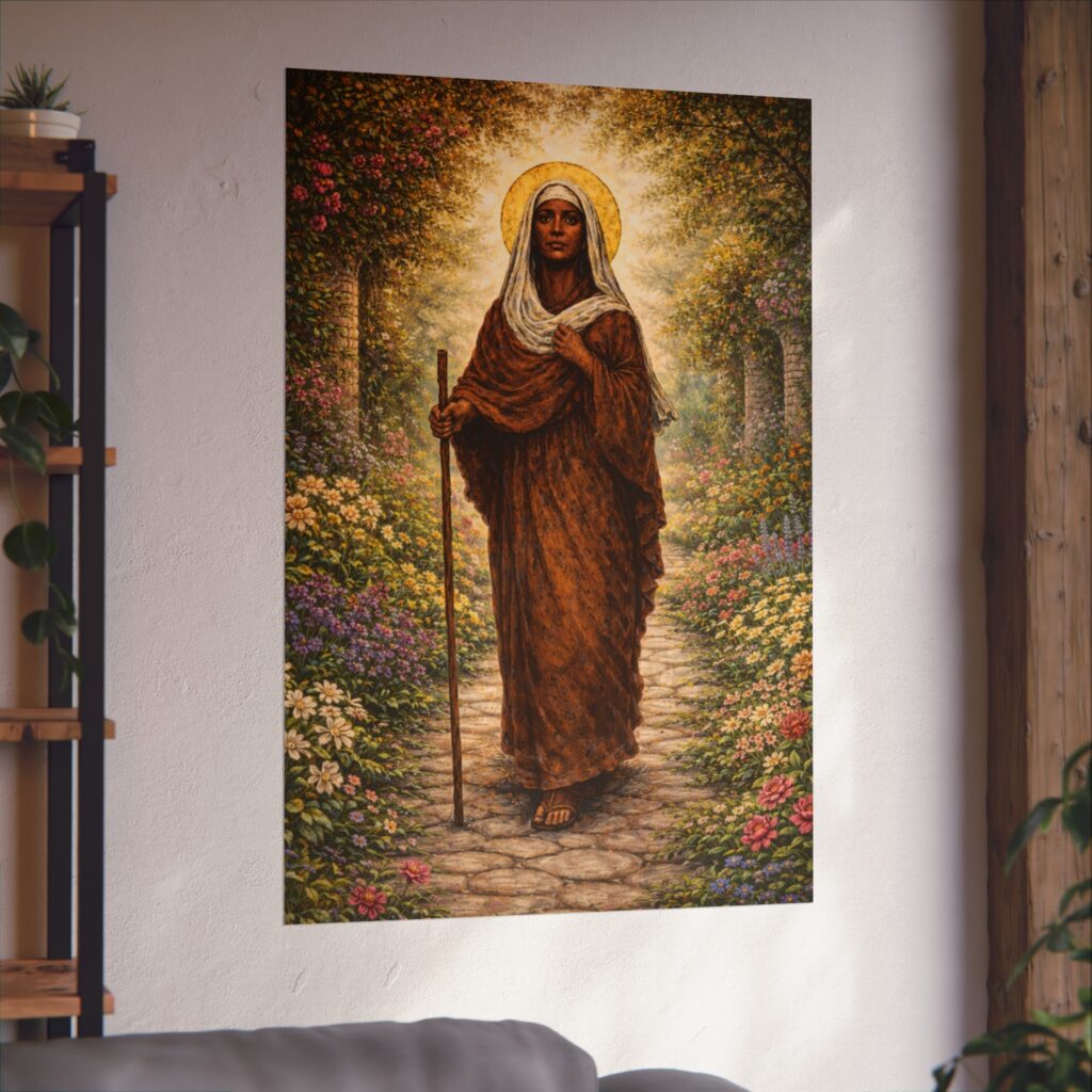 St. Monica – Mother of Persevering Prayer | Fine Art Poster