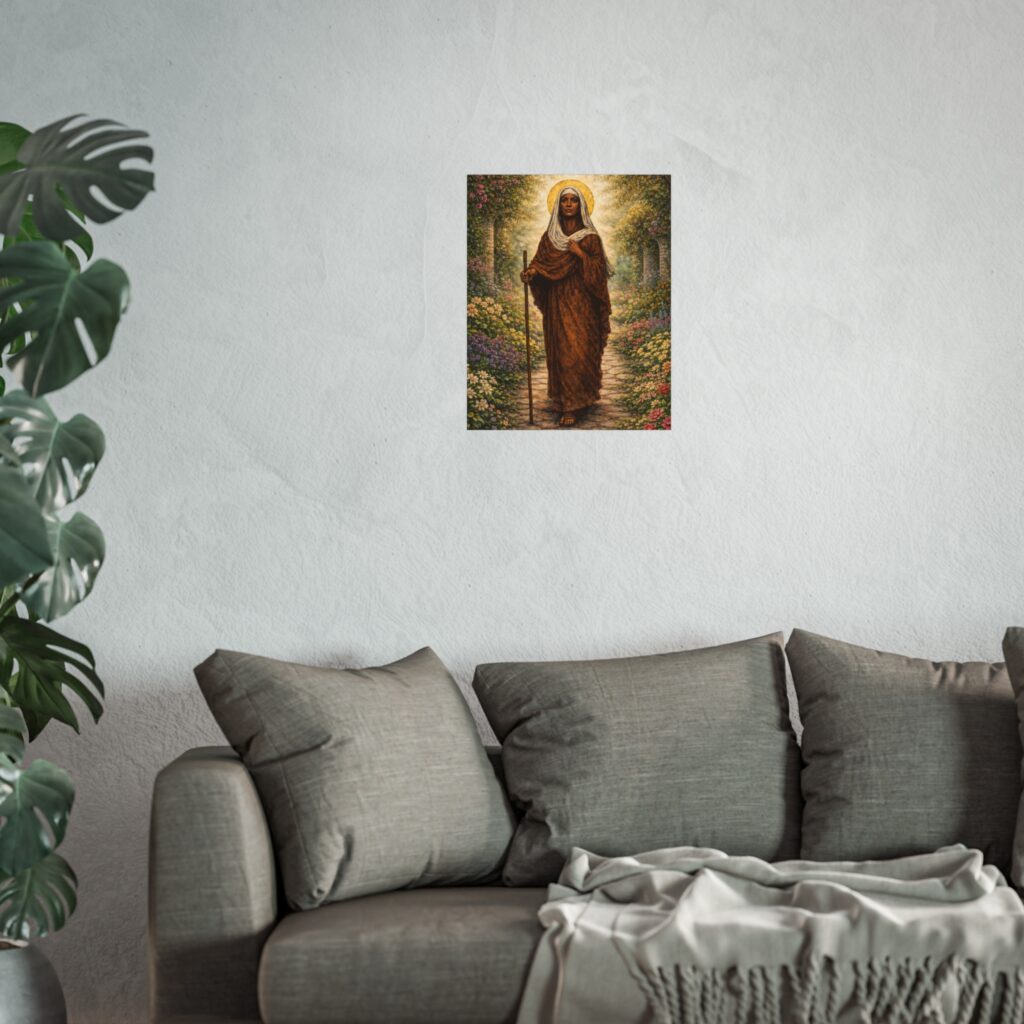 St. Monica – Mother of Persevering Prayer | Fine Art Poster