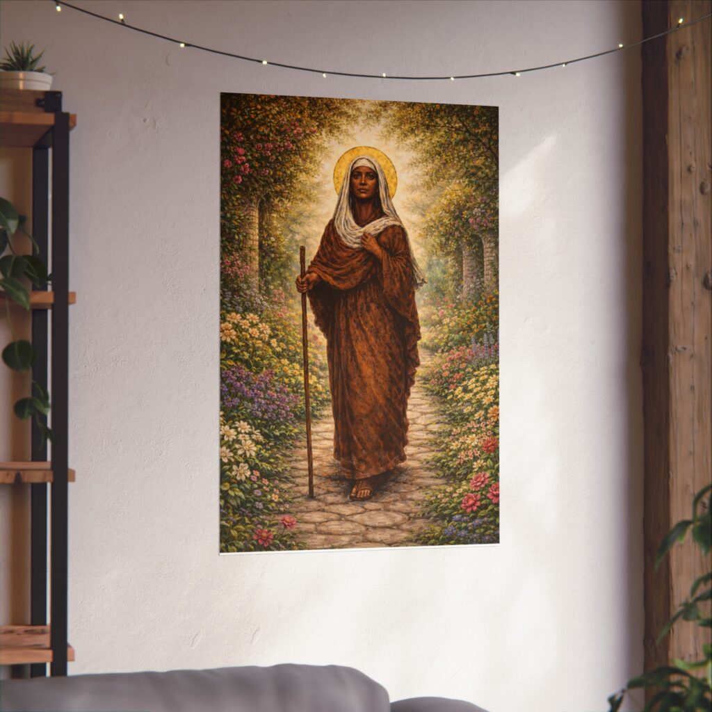 St. Monica – Mother of Persevering Prayer | Fine Art Poster
