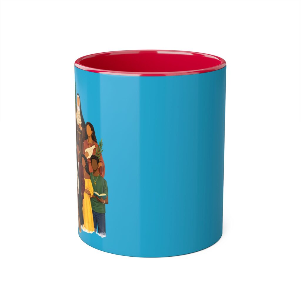 Saints Among Us Accent Mugs, 11oz