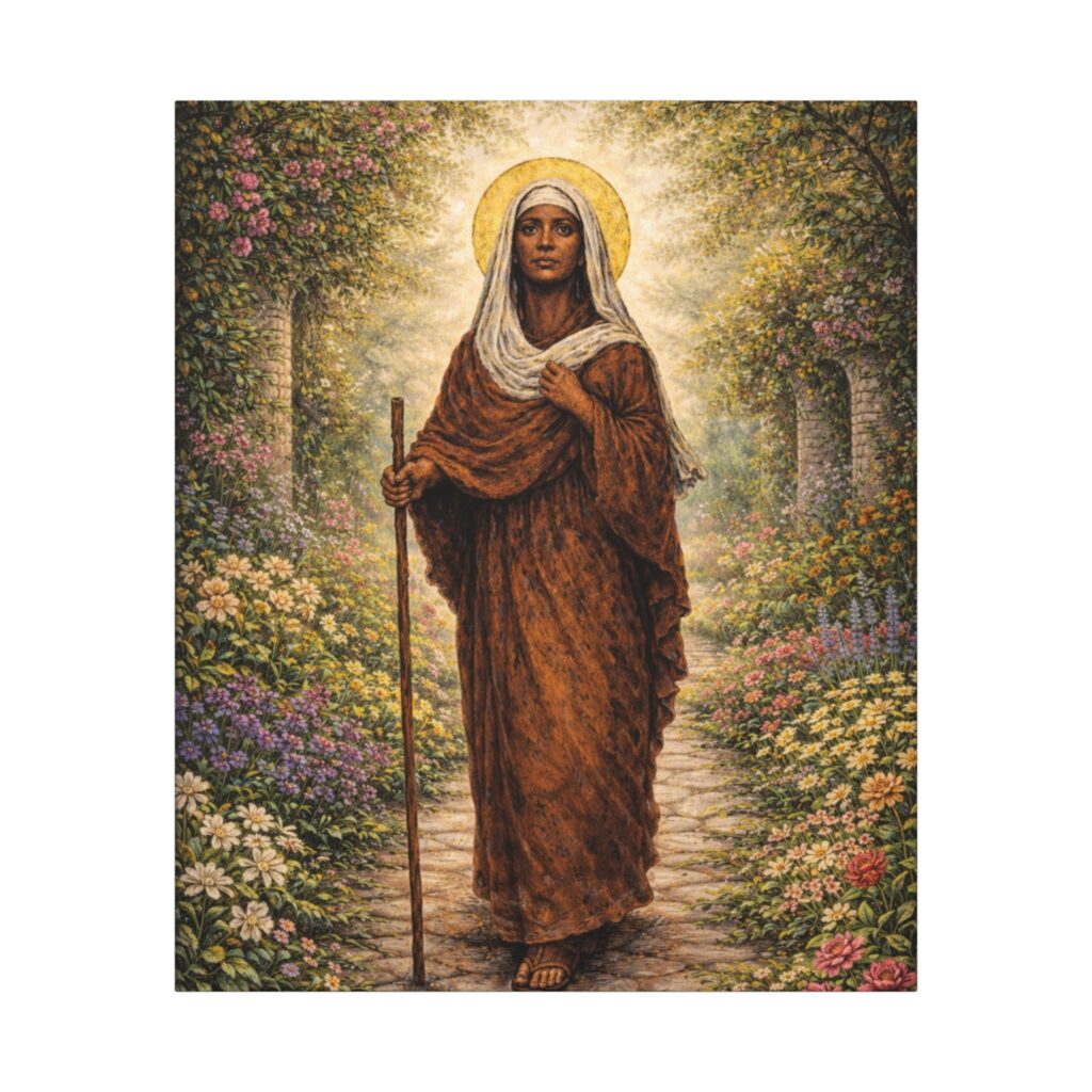 St. Monica – Mother of Persevering Prayer | Fine Art Canvas