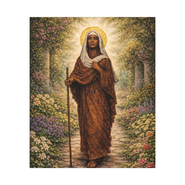 St. Monica – Mother of Persevering Prayer | Fine Art Canvas - Image 2