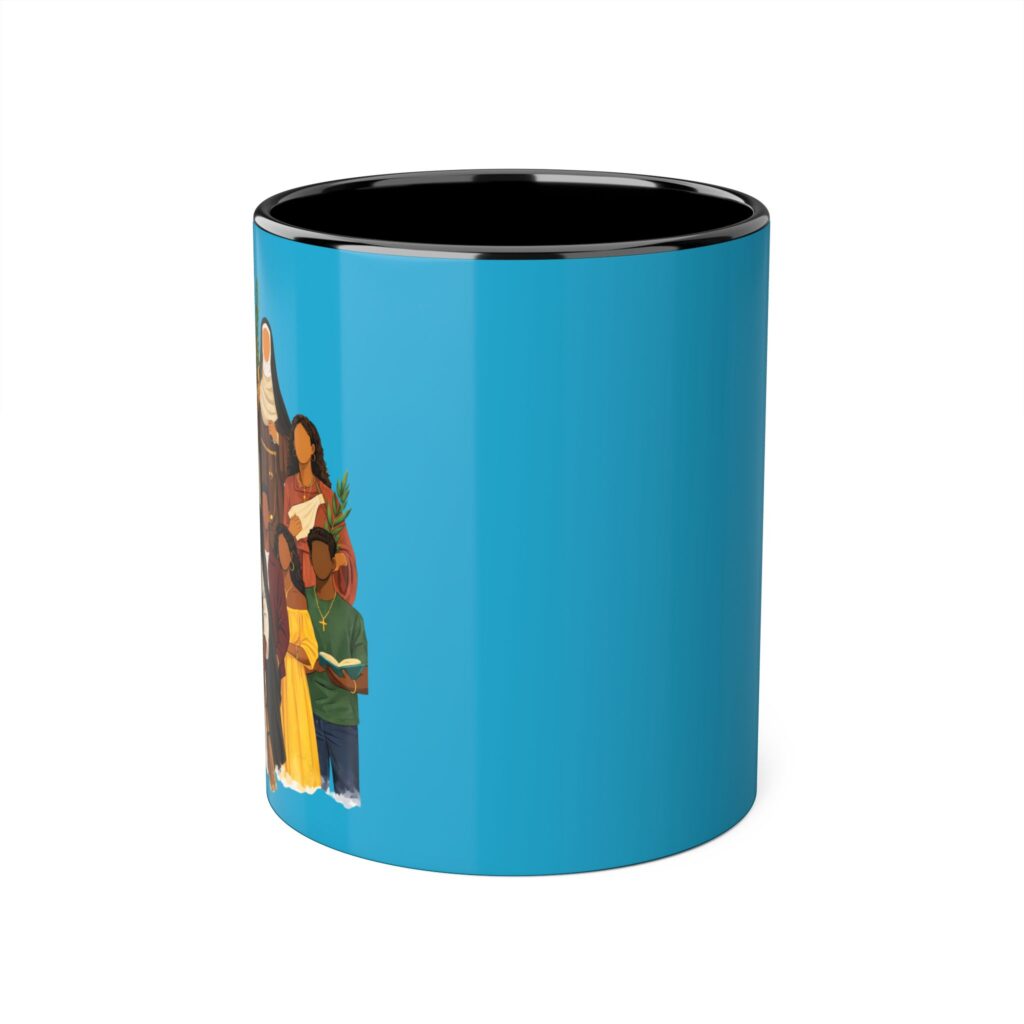 Saints Among Us Accent Mugs, 11oz