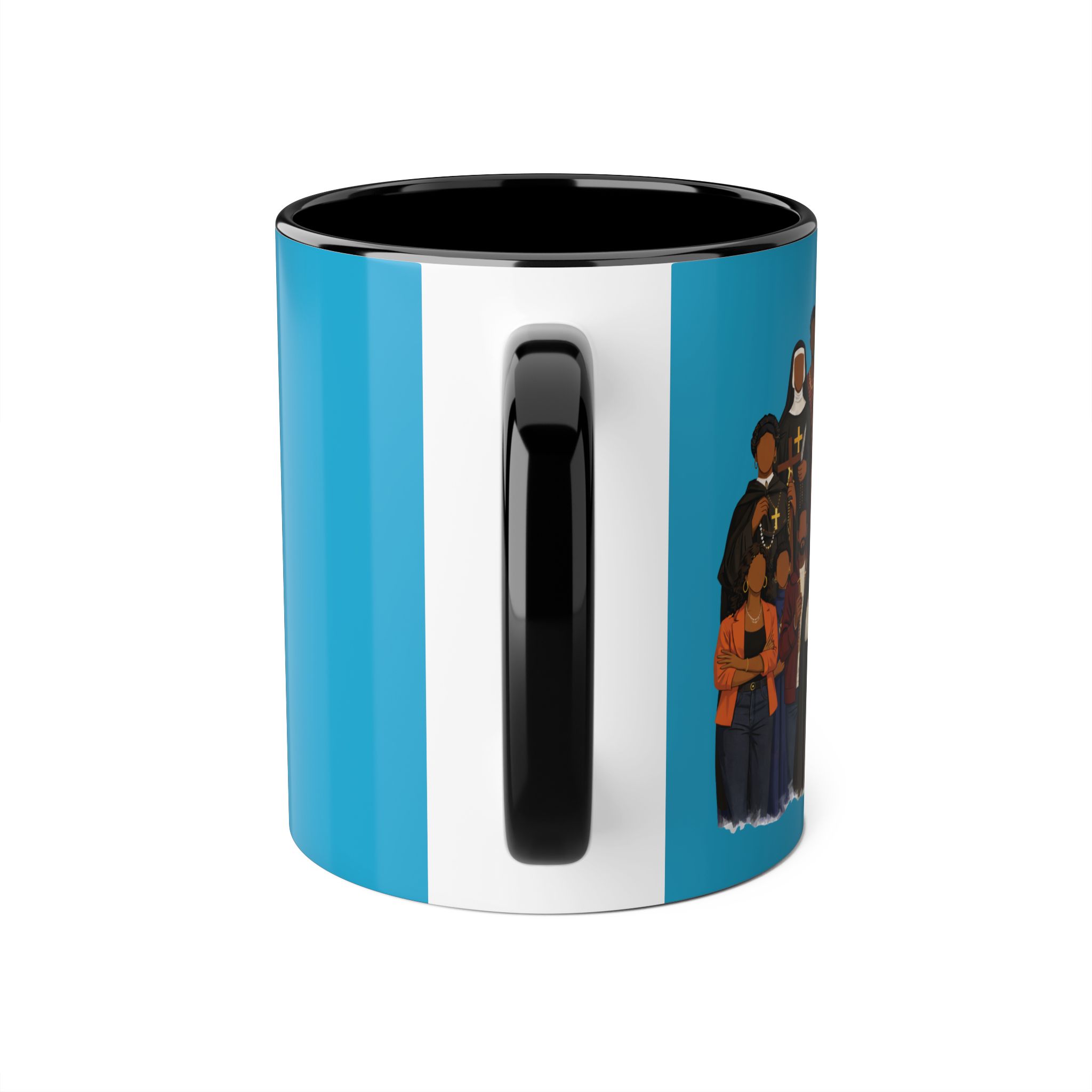 Saints Among Us Accent Mugs, 11oz - Image 2