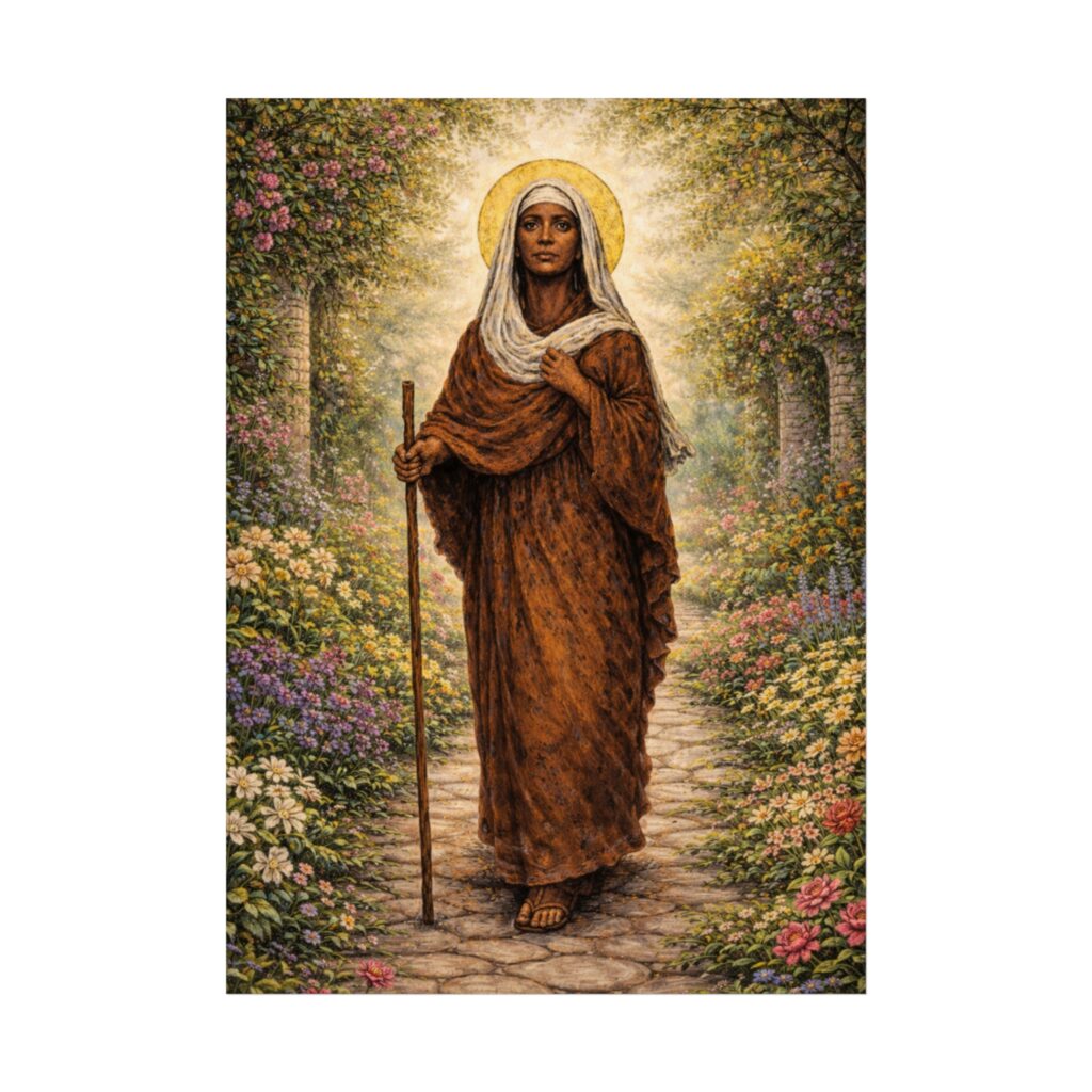 St. Monica – Mother of Persevering Prayer | Fine Art Poster