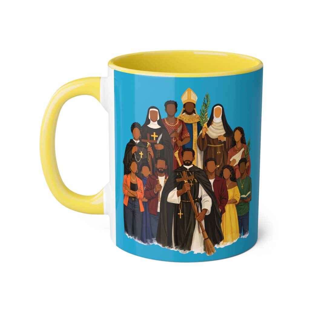 Saints Among Us Accent Mugs, 11oz