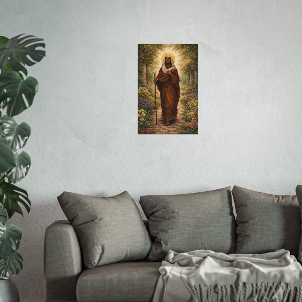 St. Monica – Mother of Persevering Prayer | Fine Art Poster