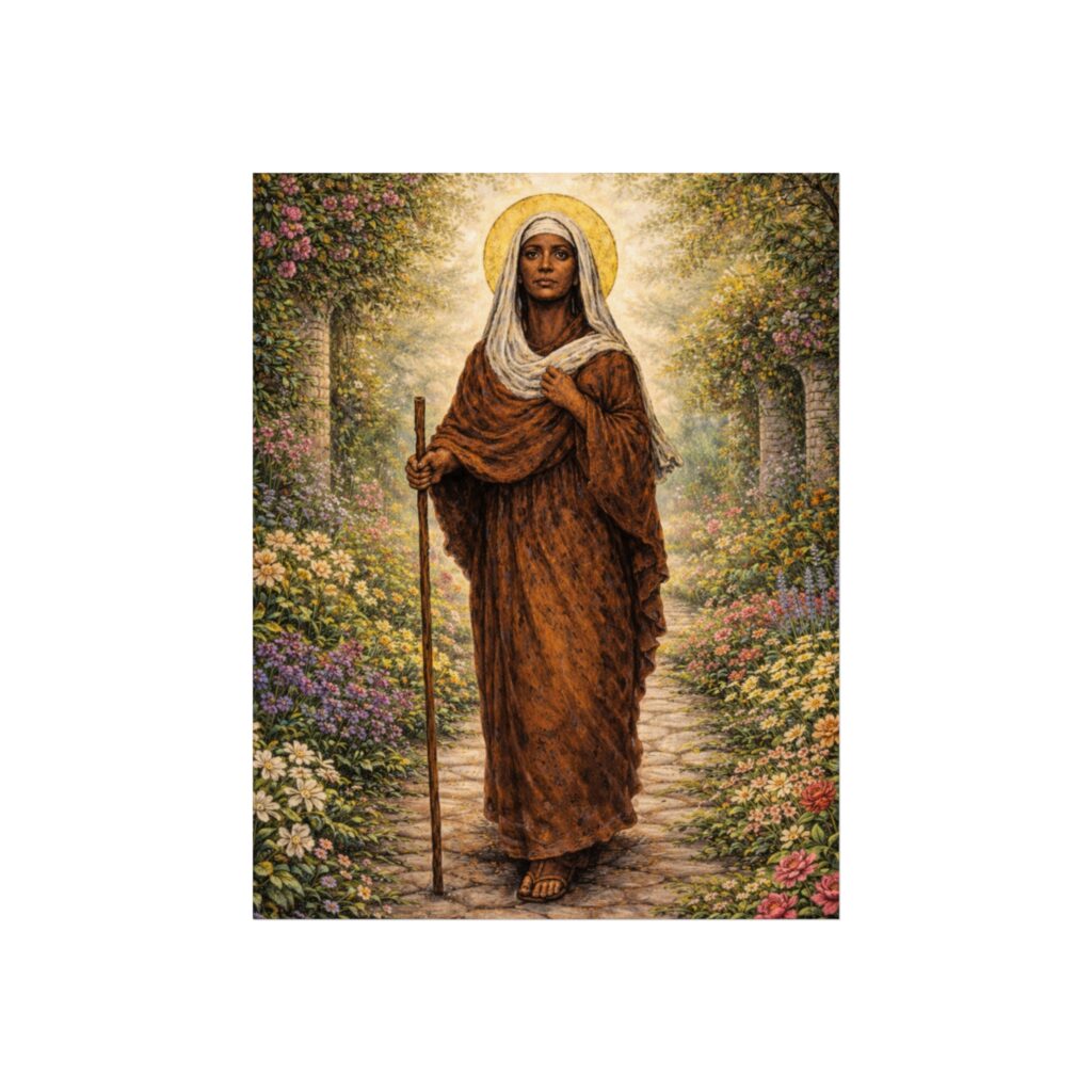 St. Monica – Mother of Persevering Prayer | Fine Art Poster