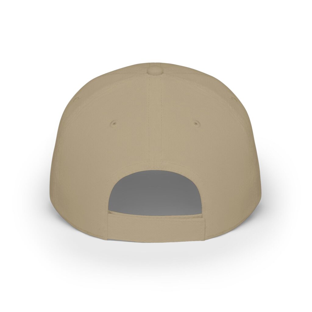 Embroidered Gold Cross Baseball Cap — Christian Faith Low Profile Hat