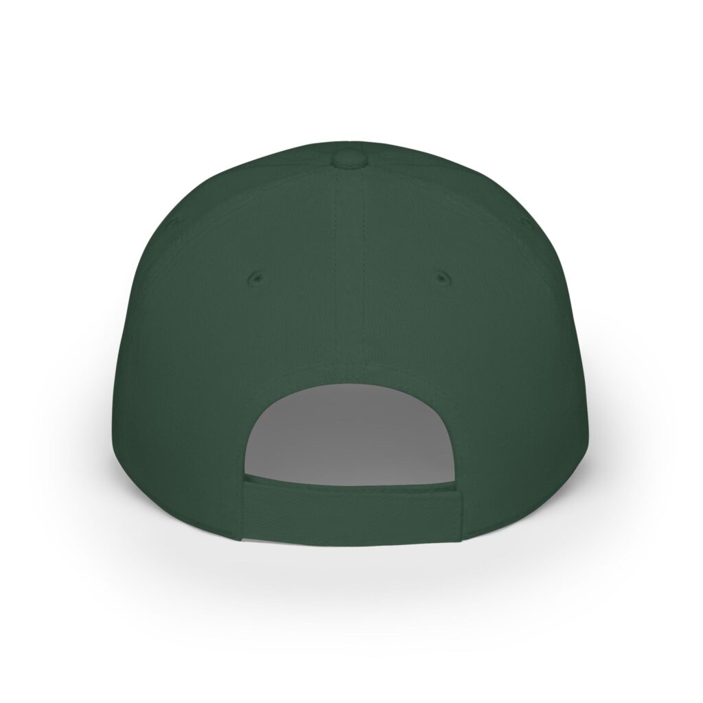 Embroidered Gold Cross Baseball Cap — Christian Faith Low Profile Hat
