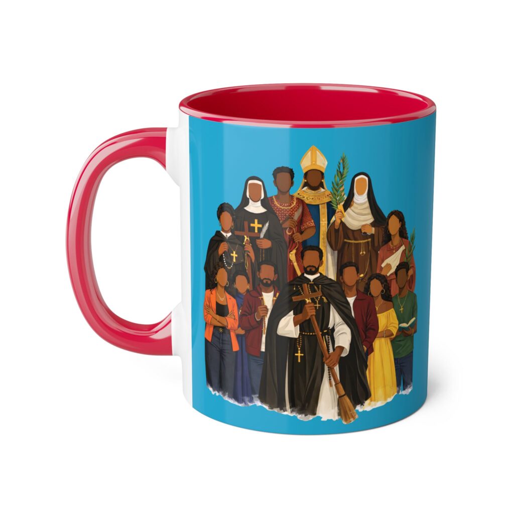 Saints Among Us Accent Mugs, 11oz