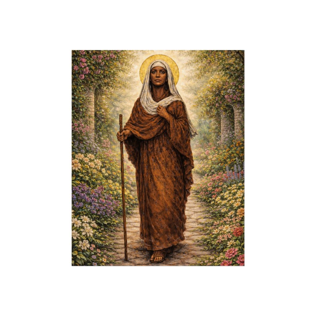 St. Monica – Mother of Persevering Prayer | Fine Art Poster