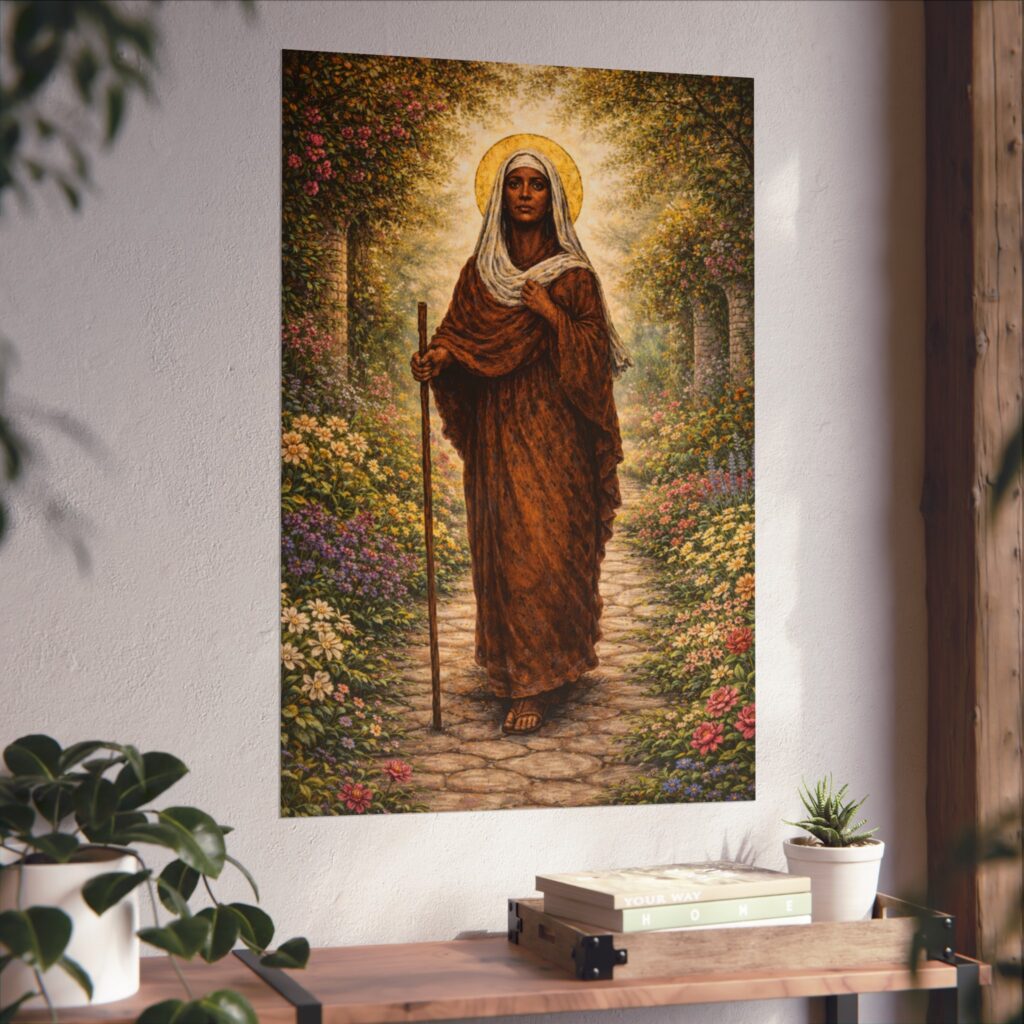 St. Monica – Mother of Persevering Prayer | Fine Art Poster