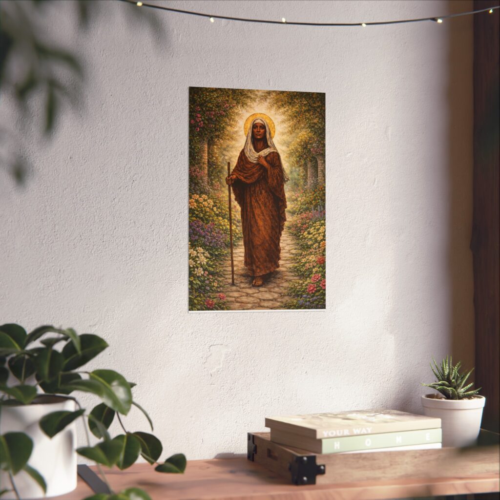 St. Monica – Mother of Persevering Prayer | Fine Art Poster