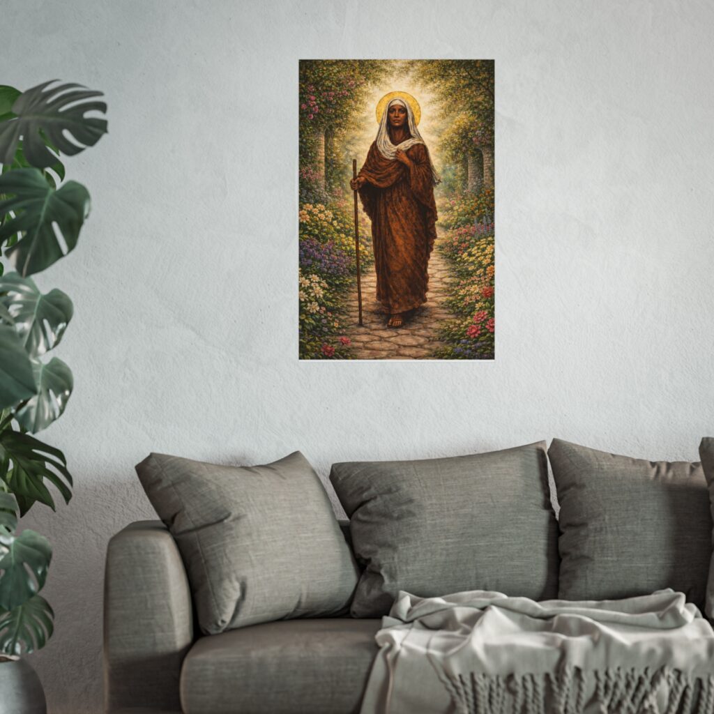 St. Monica – Mother of Persevering Prayer | Fine Art Poster