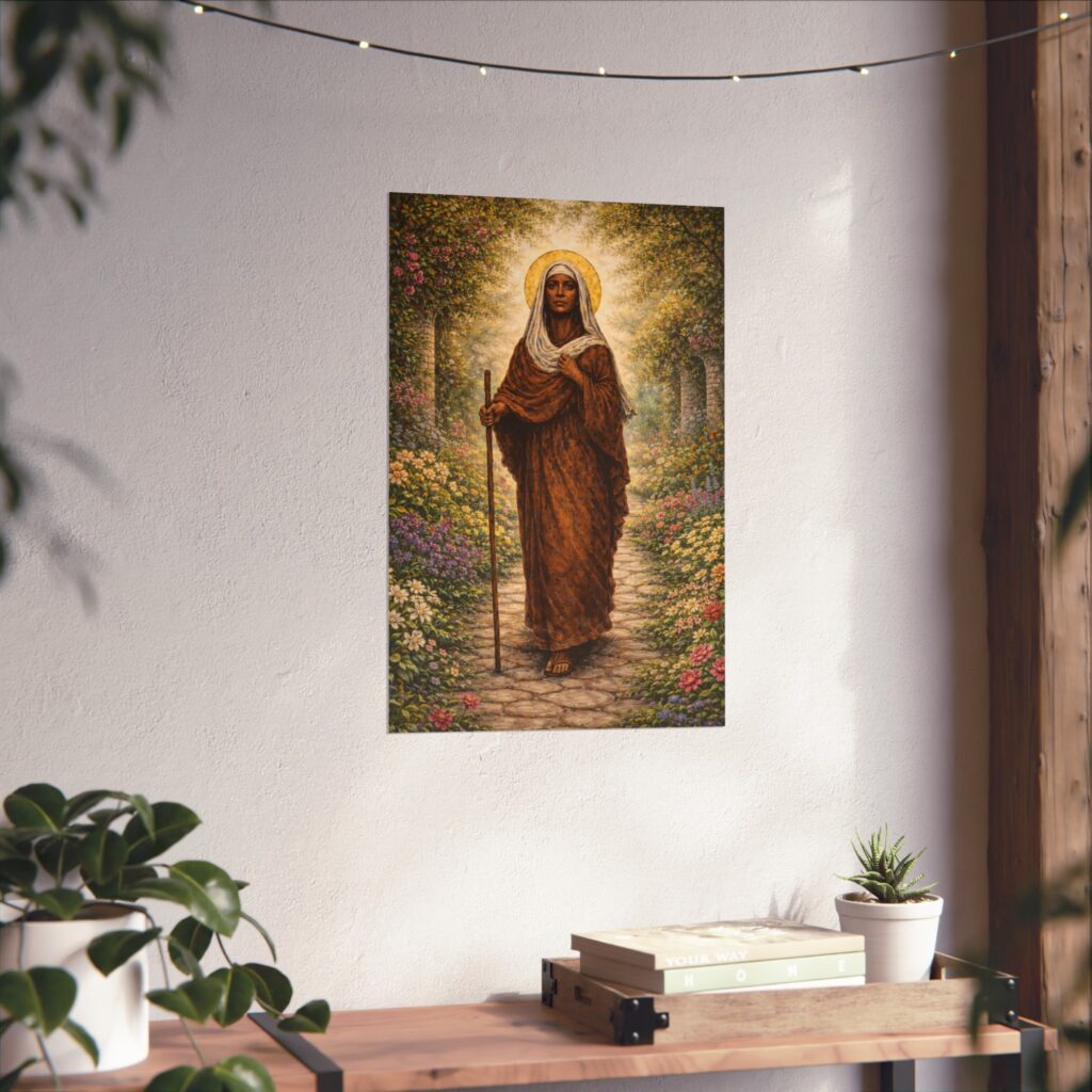 St. Monica – Mother of Persevering Prayer | Fine Art Poster
