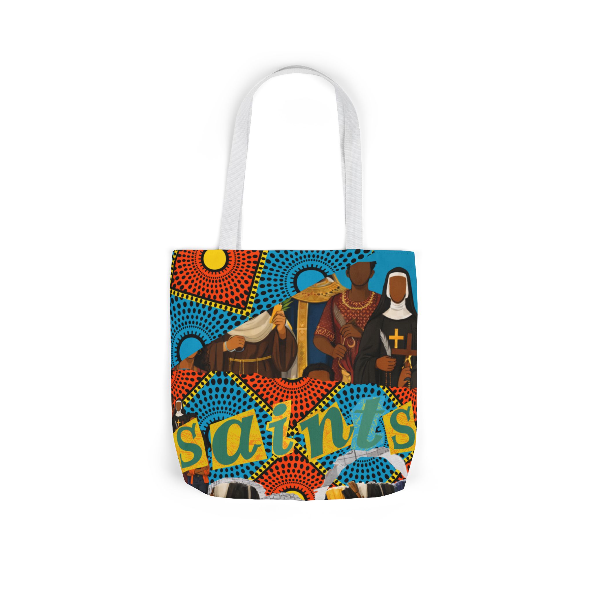 Saints Among Us  — Print Canvas Tote - Image 16