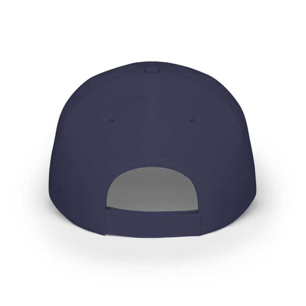 Embroidered Gold Cross Baseball Cap — Christian Faith Low Profile Hat