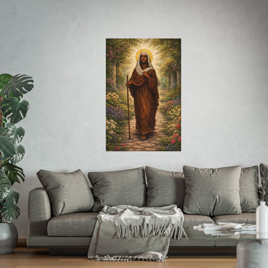 St. Monica – Mother of Persevering Prayer | Fine Art Poster
