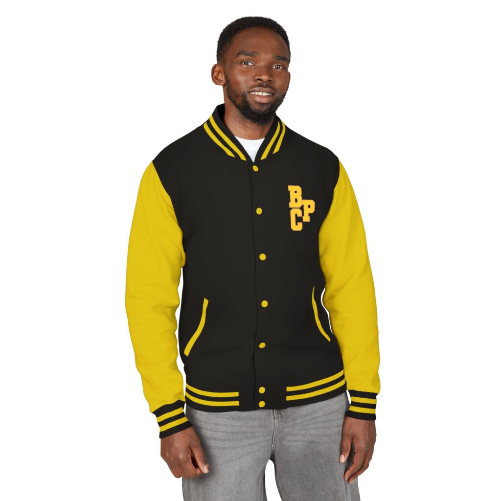BCP Homecoming Varsity Jacket | Black x Gold Edition