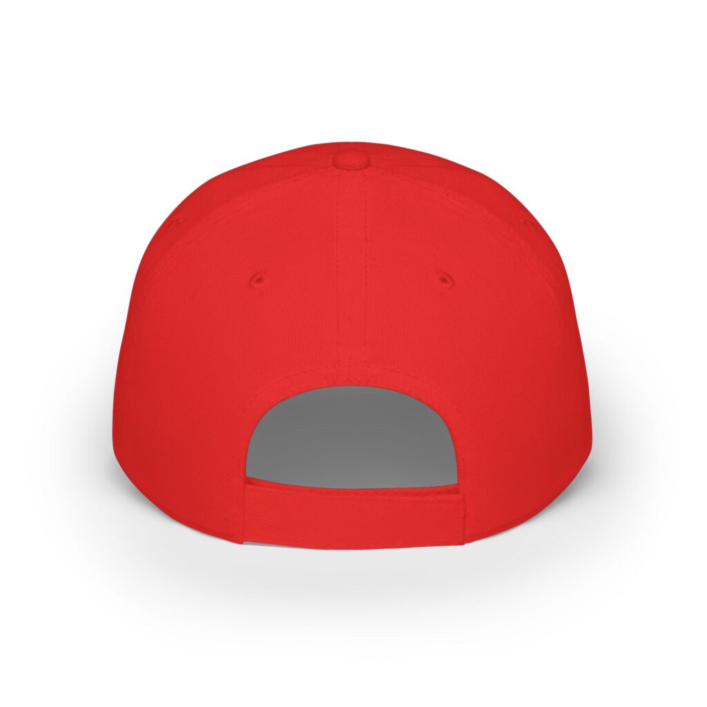 Embroidered Gold Cross Baseball Cap — Christian Faith Low Profile Hat