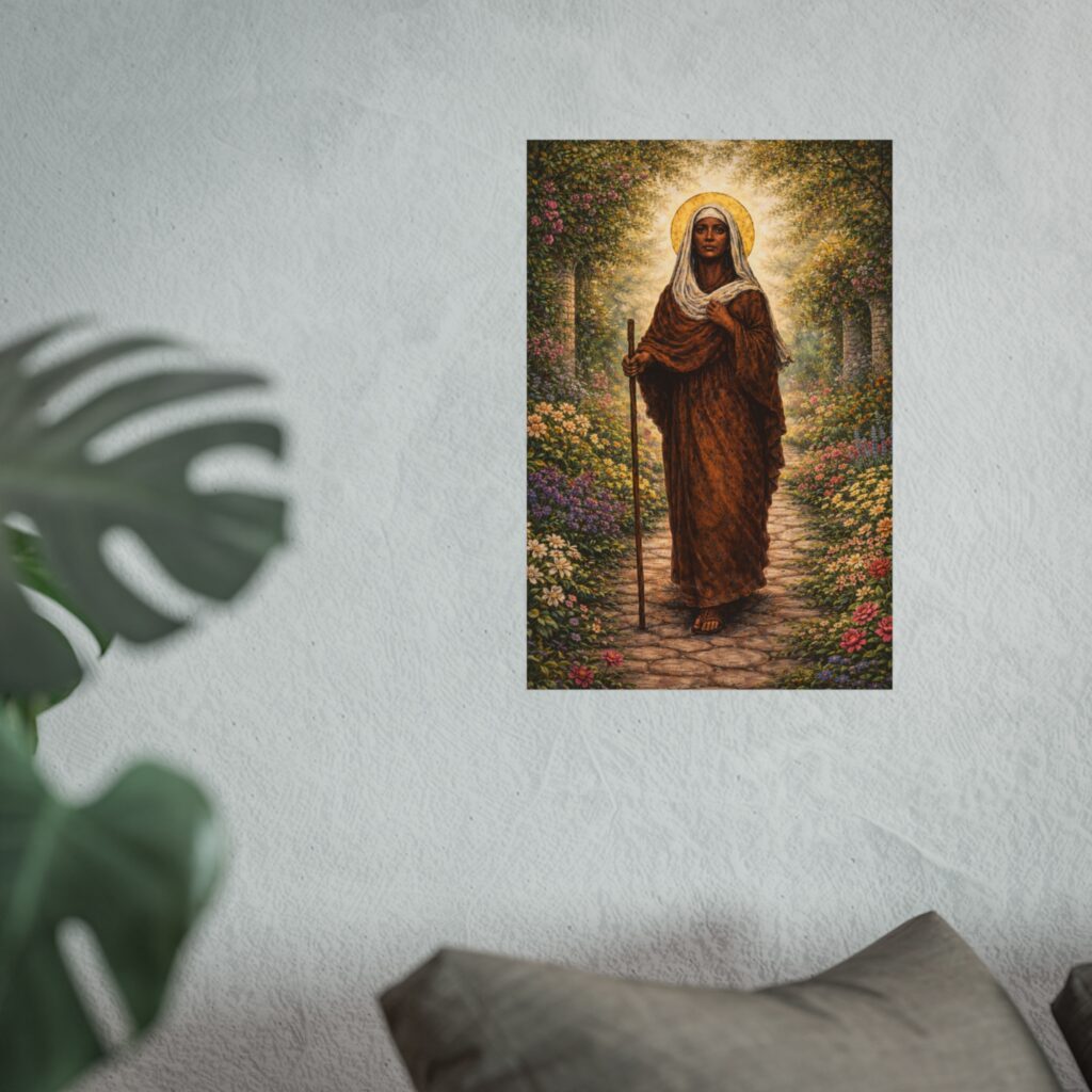 St. Monica – Mother of Persevering Prayer | Fine Art Poster