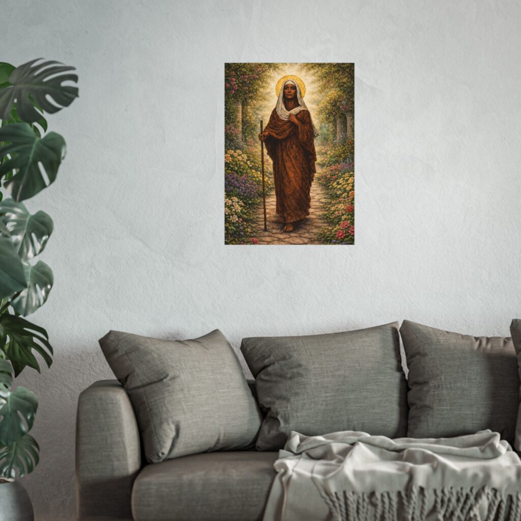 St. Monica – Mother of Persevering Prayer | Fine Art Poster