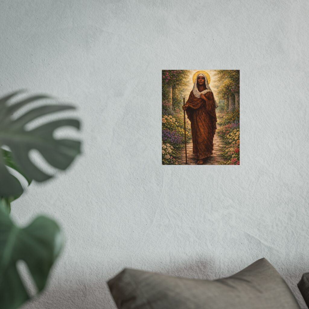 St. Monica – Mother of Persevering Prayer | Fine Art Poster