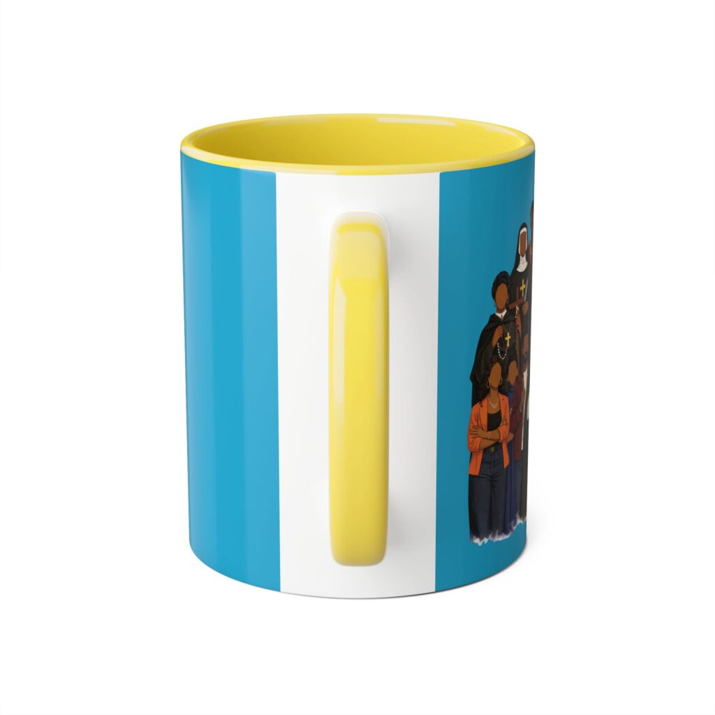 Saints Among Us Accent Mugs, 11oz