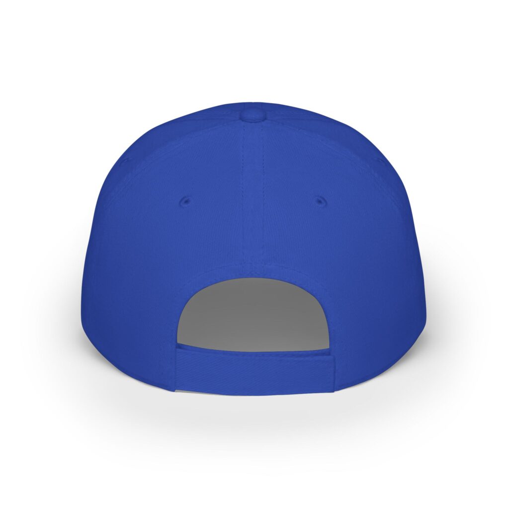 Embroidered Gold Cross Baseball Cap — Christian Faith Low Profile Hat