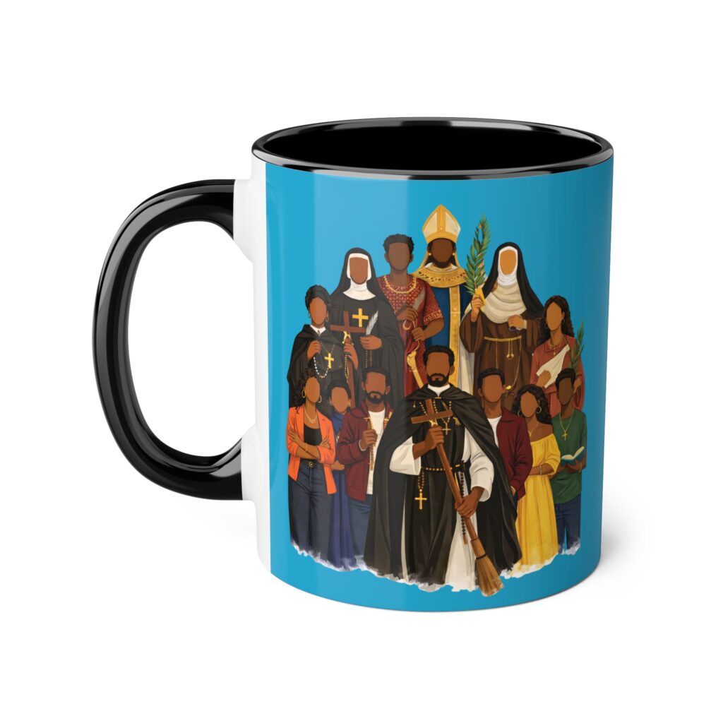 Saints Among Us Accent Mugs, 11oz