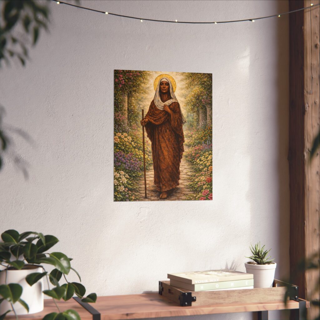 St. Monica – Mother of Persevering Prayer | Fine Art Poster