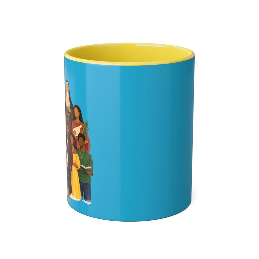 Saints Among Us Accent Mugs, 11oz