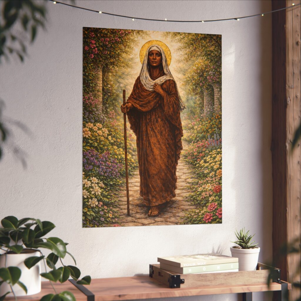St. Monica – Mother of Persevering Prayer | Fine Art Poster