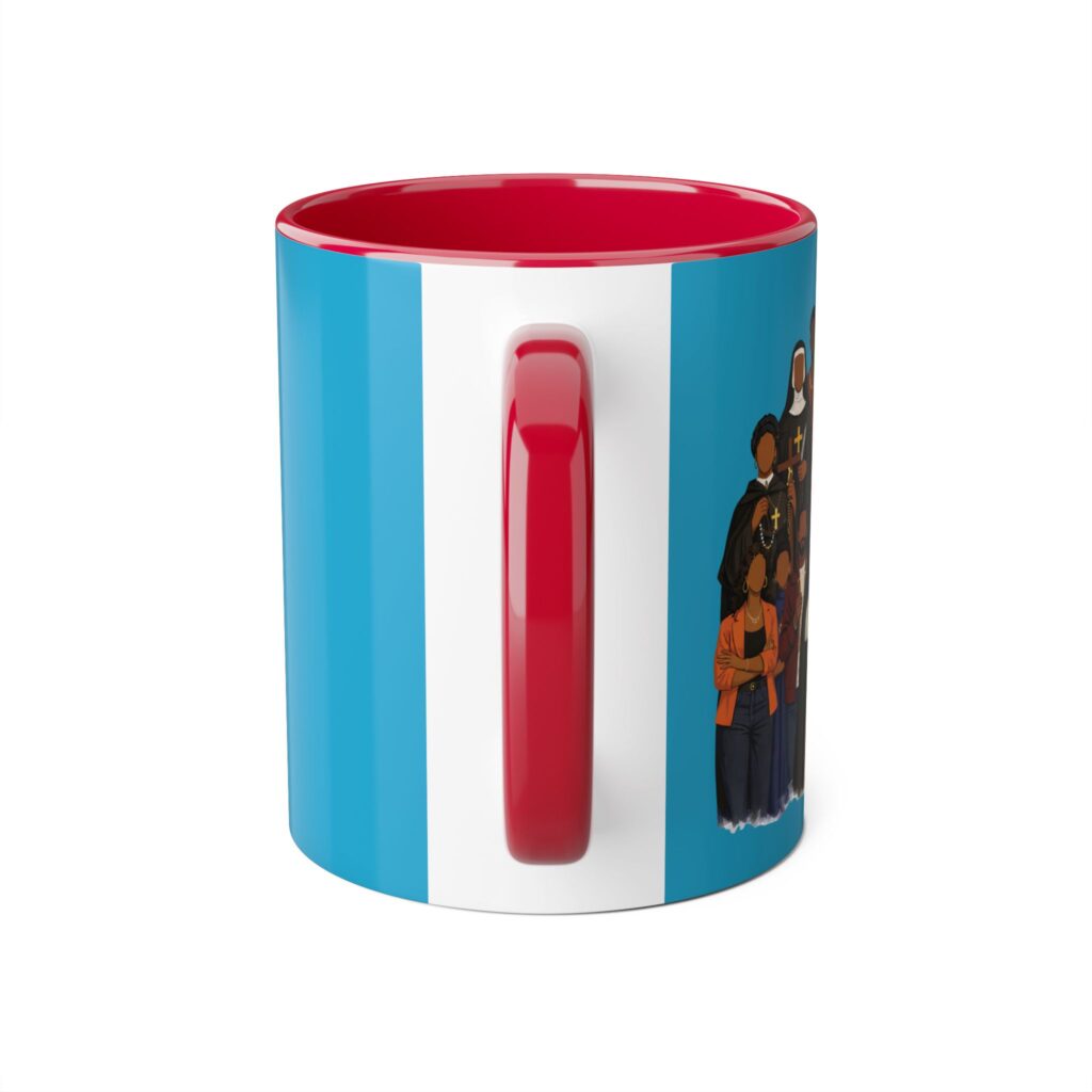 Saints Among Us Accent Mugs, 11oz