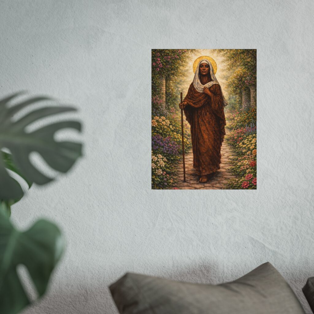 St. Monica – Mother of Persevering Prayer | Fine Art Poster