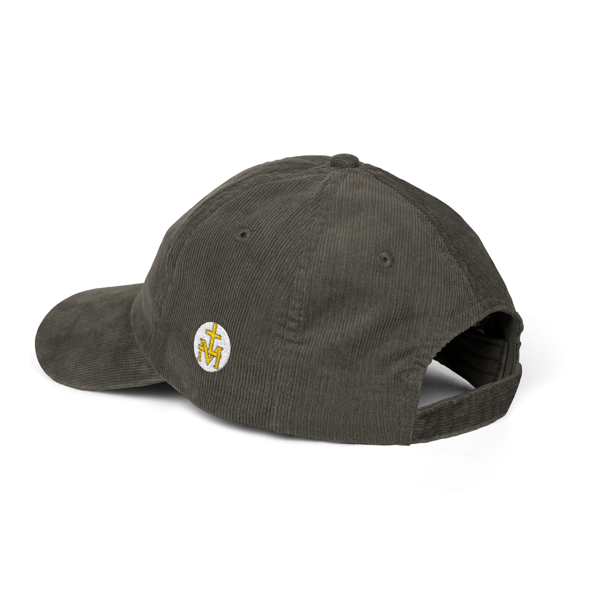 Black + Catholic Corduroy Hat (Gold) - Image 11