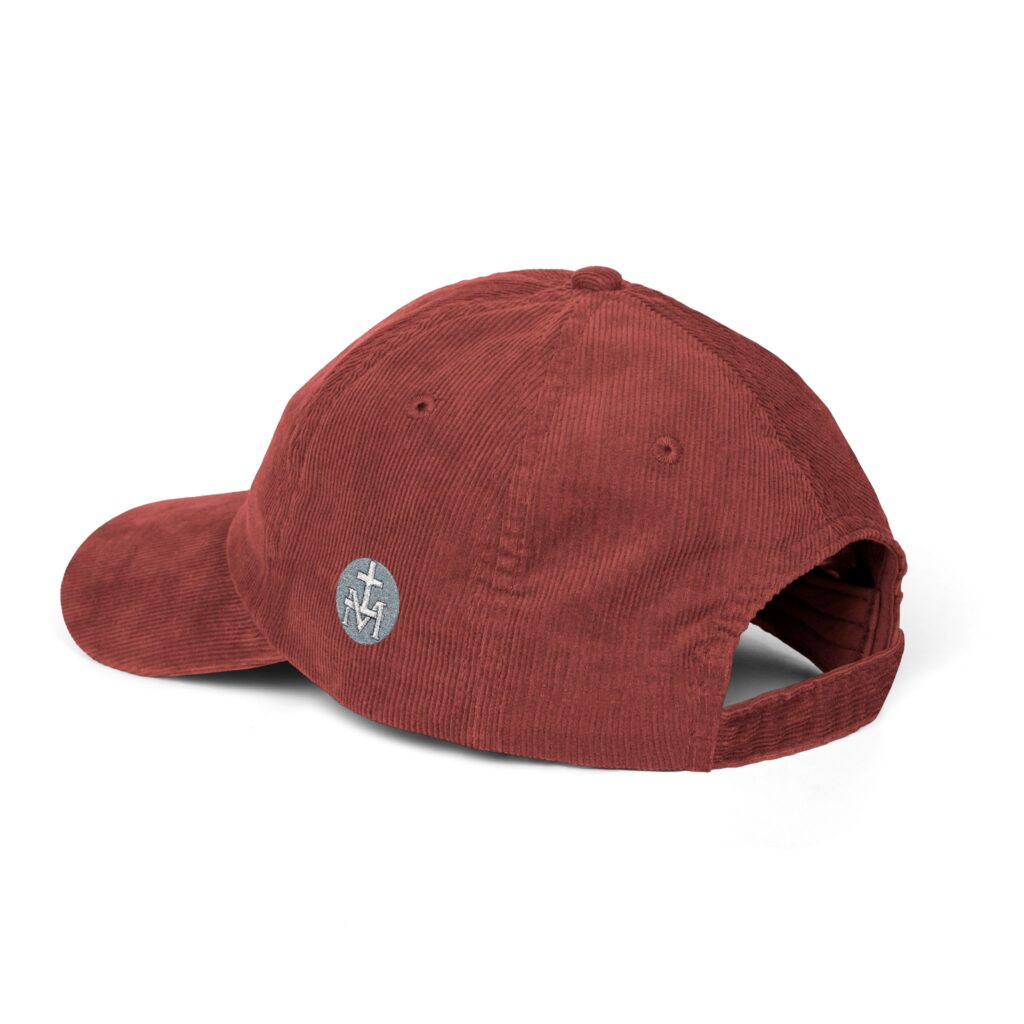 Black + Catholic Corduroy Hat