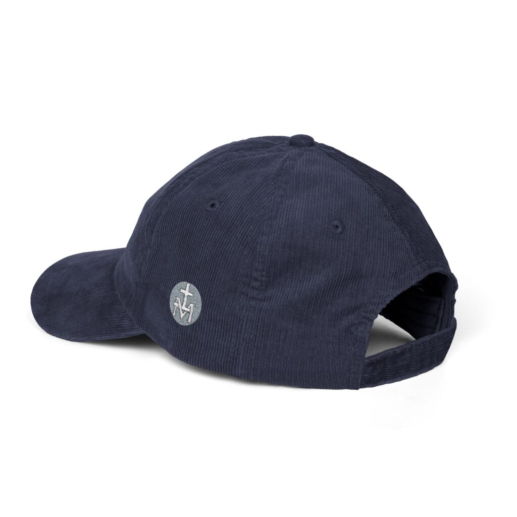 Black + Catholic Corduroy Hat