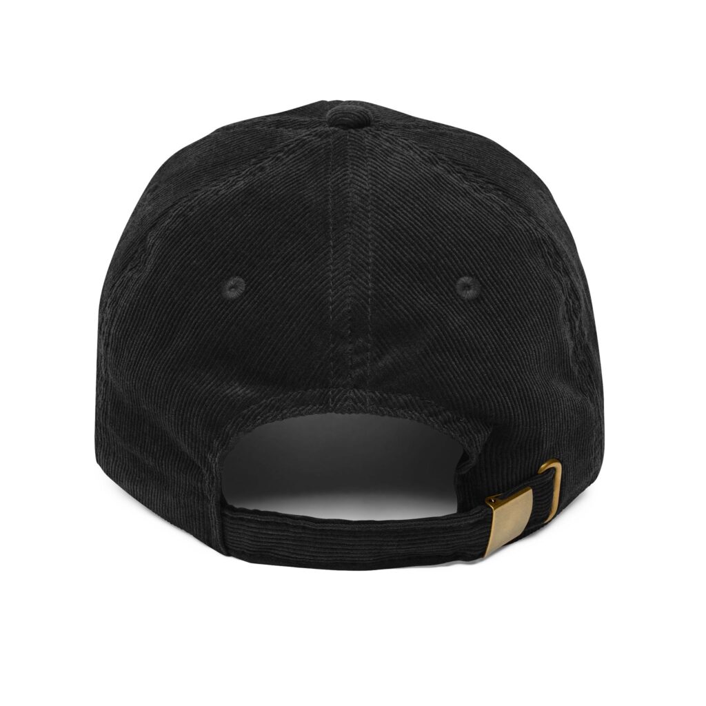 Black + Catholic Corduroy Hat