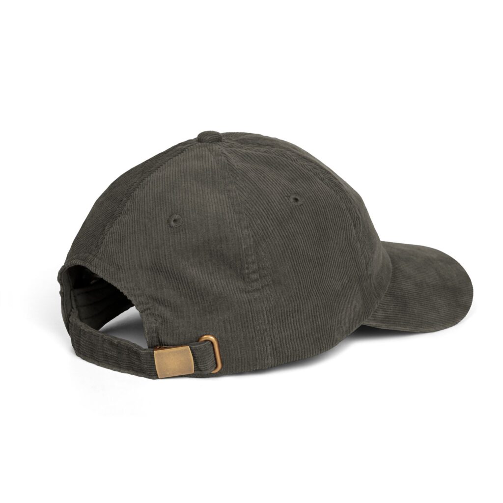 Black + Catholic Corduroy Hat (Gold)